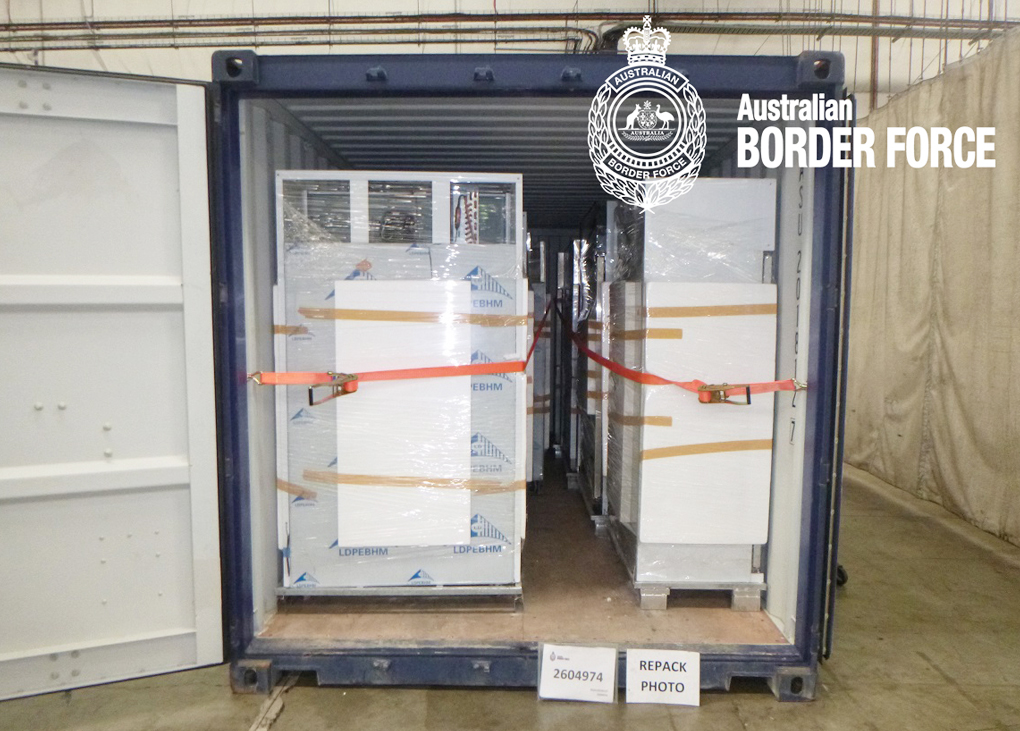 Authorities seize ice in imported fridges