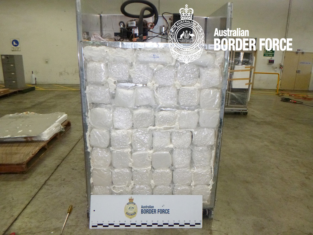 Fridges used to smuggle ice into Australia