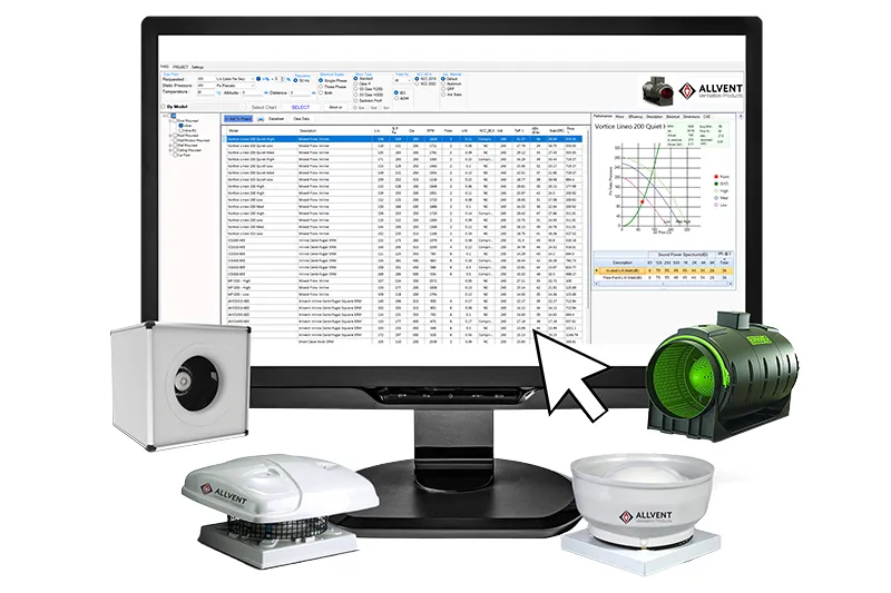 Allvent Fan Selector Program